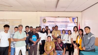PKM FEB Undana Cetak Pionir “Green Economy”: Sulap Sampah Jadi Sofa Botol di Kupang Tengah