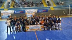 Semarak HUT ke-64 Bank NTT, Tim TI dan Operasional Taklukkan Dana & Treasury 3-2 di Laga Pembuka Futsal Internal